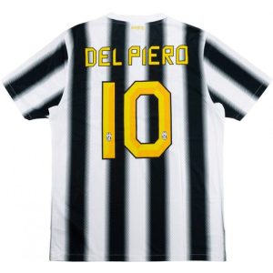 Juventus 2011/12 Heim #10 Del Piero Retro Trikot