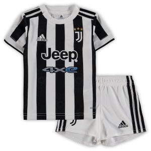 Juventus Adidas Infant 2021/22 Home Replica Trikot - weiß/schwarz