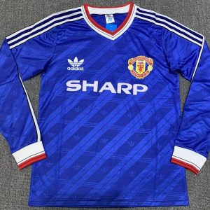 Manchester United 1986/88 Dritte lange Ärmel Retro Trikot
