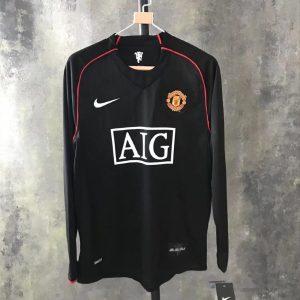 Manchester United 2007/08 Drittes Langarm Retro Trikot