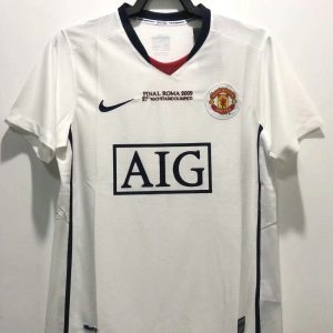 Manchester United 2008/09 Auswärts - Finale Roma 2009 Retro Trikot