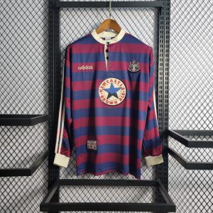 Newcastle United 1995/96 Auswärts Langarm Retro Trikot
