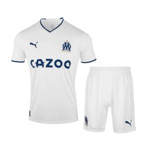 Olympique Marseille 2022/23 Heimtrikot für Kinder