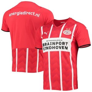 PSV Eindhoven 2021/22 Heim Replica Trikot - Rot/Weiß