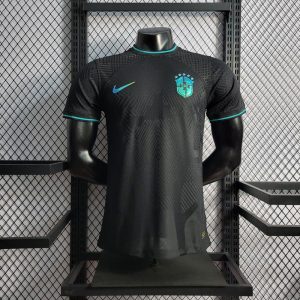 Brasilien 2022/23 Gedenkausgabe Schwarzes Trikot Spieler Version