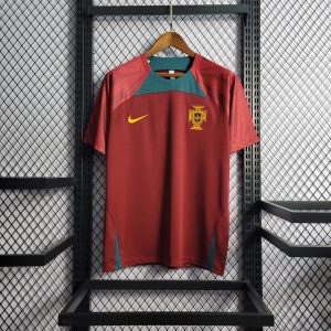 Portugal 2022/23 Rotes Pre-Match Trainingstrikot