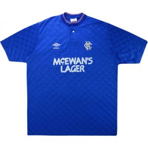 Rangers 1987/90 Heimtrikot Retro