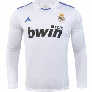 Real Madrid 2010/11 Heim Trikot mit langen Ärmeln Retro