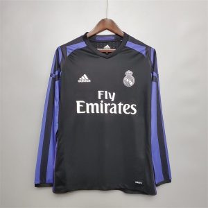 Real Madrid 2015/16 Dritte lange Ärmel Retro Trikot