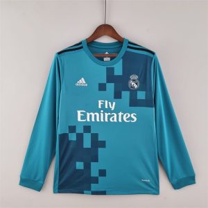 Real Madrid 2017/18 Dritte lange Ärmel Retro Trikot