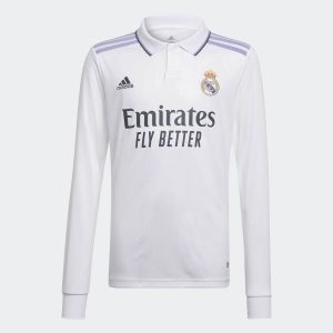 Herren Real Madrid 2022/23 Heim Trikot mit langen Ärmeln