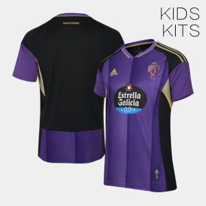 Real Valladolid 2022/23 Auswärts Trikot für Kinder