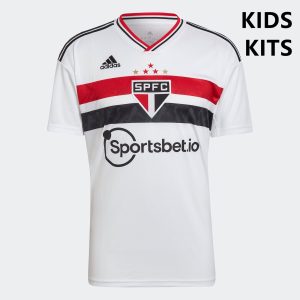 Sao Paulo 2022 Heimtrikot für Kinder