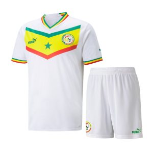 Senegal 2022 Weltmeisterschaft Heimtrikot für Kinder