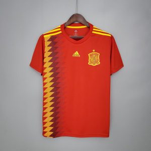 Spanien 2018 Heim Retro Trikot