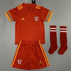 Wales 2020 Heimtrikot für Kinder