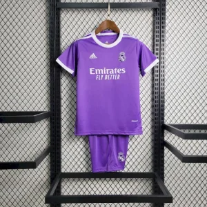 Real Madrid 2017/18 Auswärts Kinder Retro Trikot und Shorts