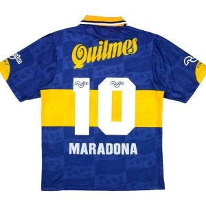 Boca Juniors 1995/1996 Heim Diego Maradona Retro Trikot