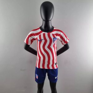 Atletico Madrid 2022/23 Heimtrikot für Kinder