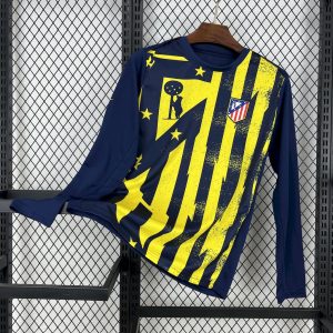 Atletico Madrid 2025/26 Pre-Match Training Langarm Trikot
