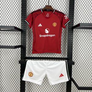 Manchester United 2025/26 Heimtrikot für Kinder
