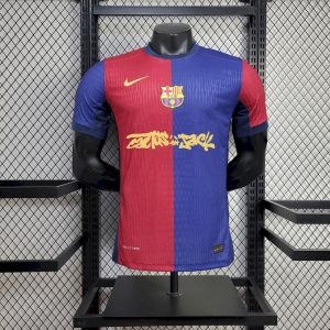 Barcelona 2024/25 Travis Scott Edition Trikot Spieler Version