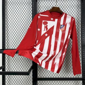Atletico Madrid 2025/26 Pre-Match Training Lange Ärmel Trikot