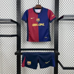 Barcelona 2024/25 Travis Scott Edition Kindertrikot