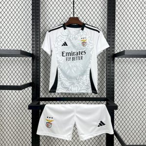 Benfica 2024/25 Viertes Auswärts Konzept Kinder Trikot