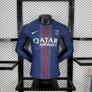 Paris Saint-Germain 2025/26 Heim Trikot mit langen Ärmeln Spieler Version