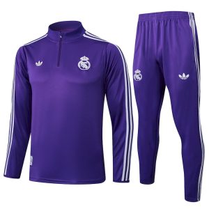 Real Madrid 2025/26 Half-Zip-Pullover+Hose für Erwachsene 815