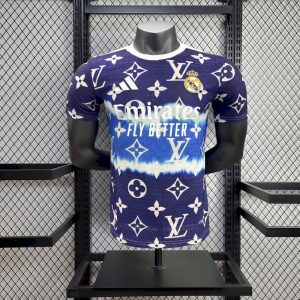 Lilafarbenes Louis Vuitton-Trikot von Real Madrid 2025/26, Spielerversion