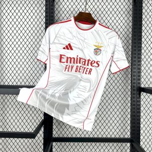 Benfica 2025/26 Weißes Konzept-Trikot