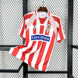 Sporting de Gijon 1994/95 Heim-Retro-Trikot