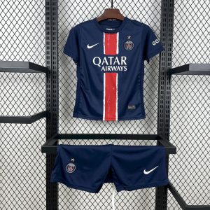 Paris Saint-Germain 2024/25 Heimtrikot für Kinder (mit Sternen)