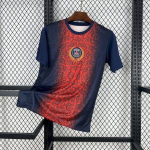Paris Saint-Germain 2025/26 (CAMPEONES DE EUROPA) Rotes und blaues Trikot