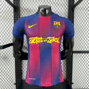 Barcelona 2025/26 Travis Scott Edition Heimtrikot Spielerversion