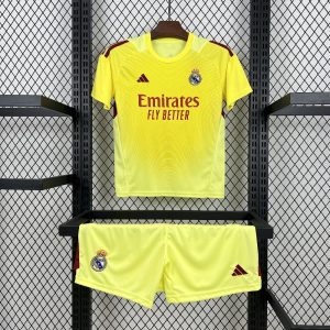 Gelbes Torwarttrikot für Kinder von Real Madrid 2025/26
