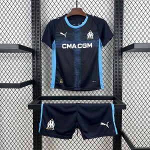 Olympique Marseille 2025/26 Auswärtstrikot für Kinder