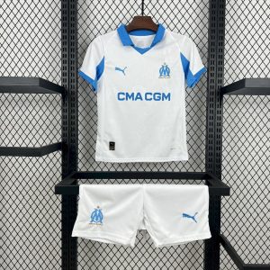 Olympique Marseille 2025/26 Heimtrikot für Kinder